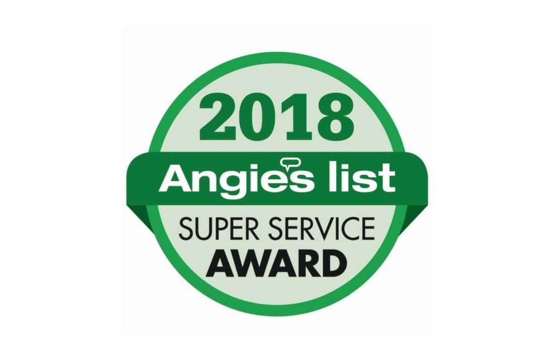 Irish Roofing and Exteriors Earns 2018 Angie’s List Super Service Award